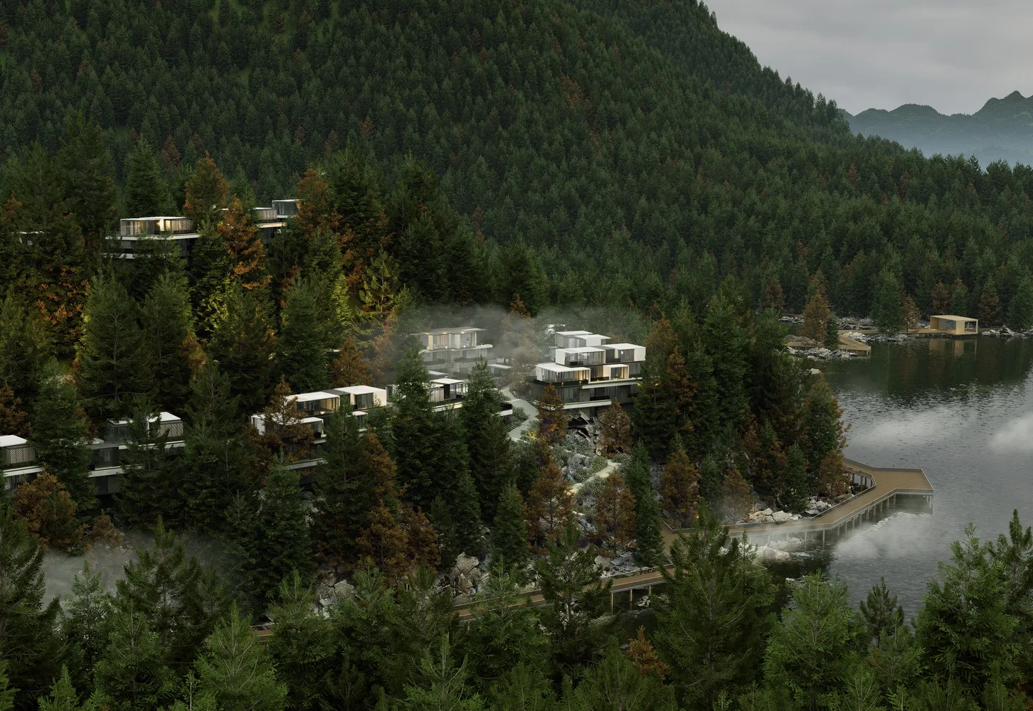 千岛湖畔水岸别墅区